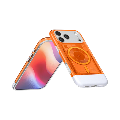 オレンジ色のiPhoneケース