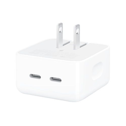 白いUSB充電アダプター