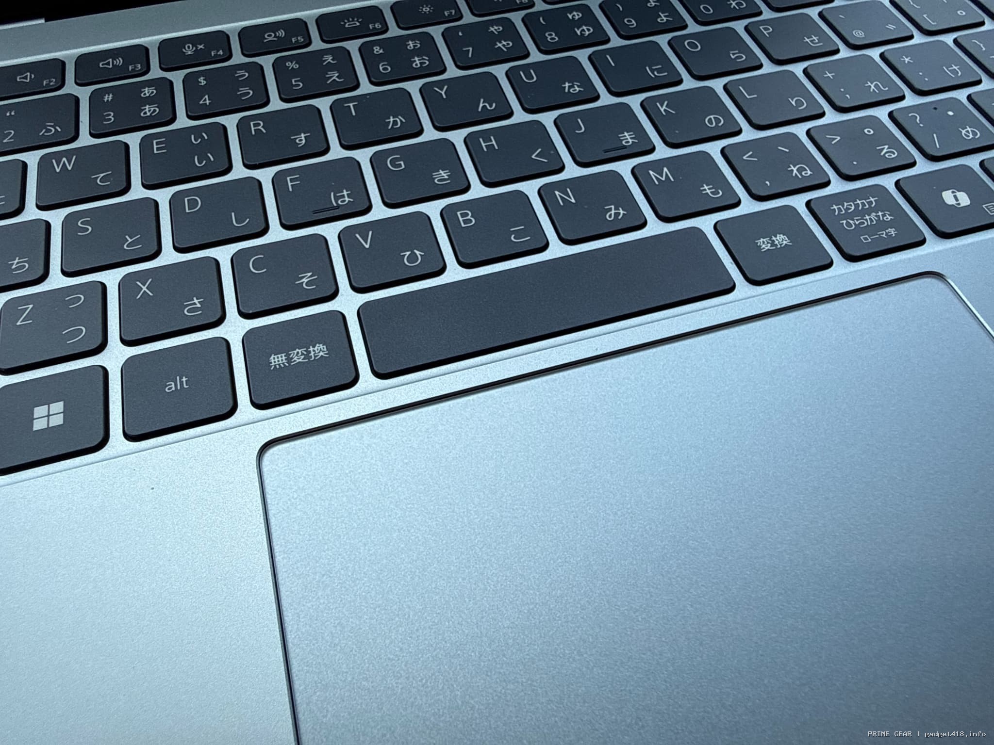 Dell XPS 13 DX13260　トラックパッド