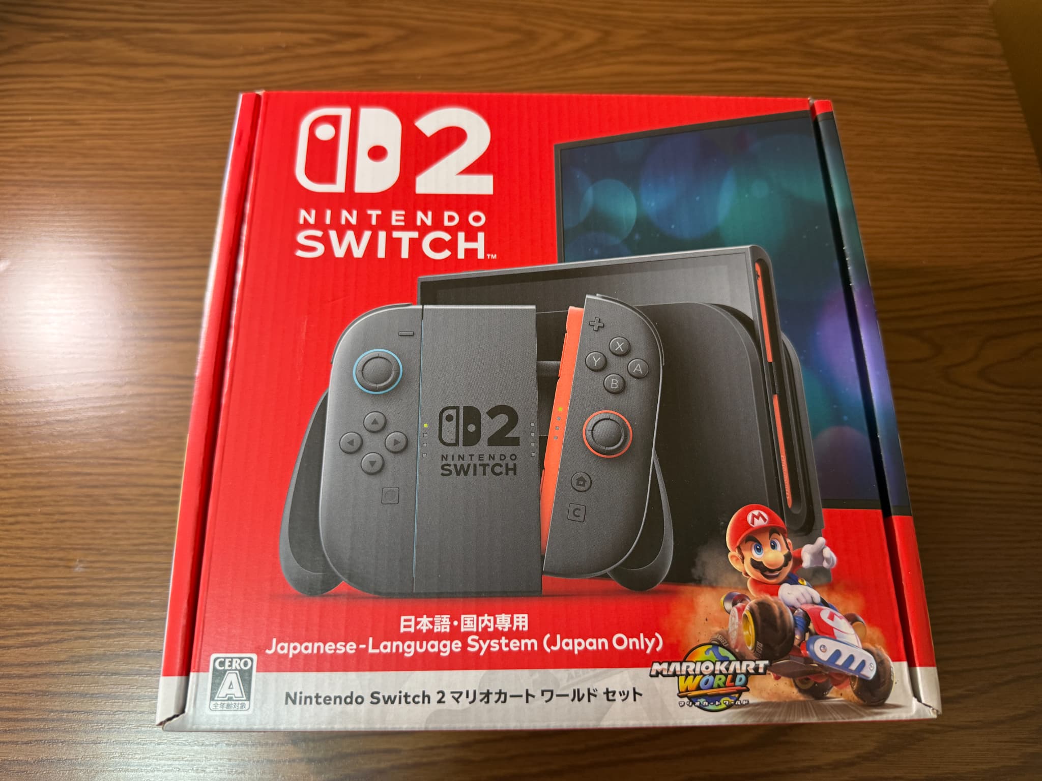 ニンテンドースイッチ2マリオカートワールドセットの箱