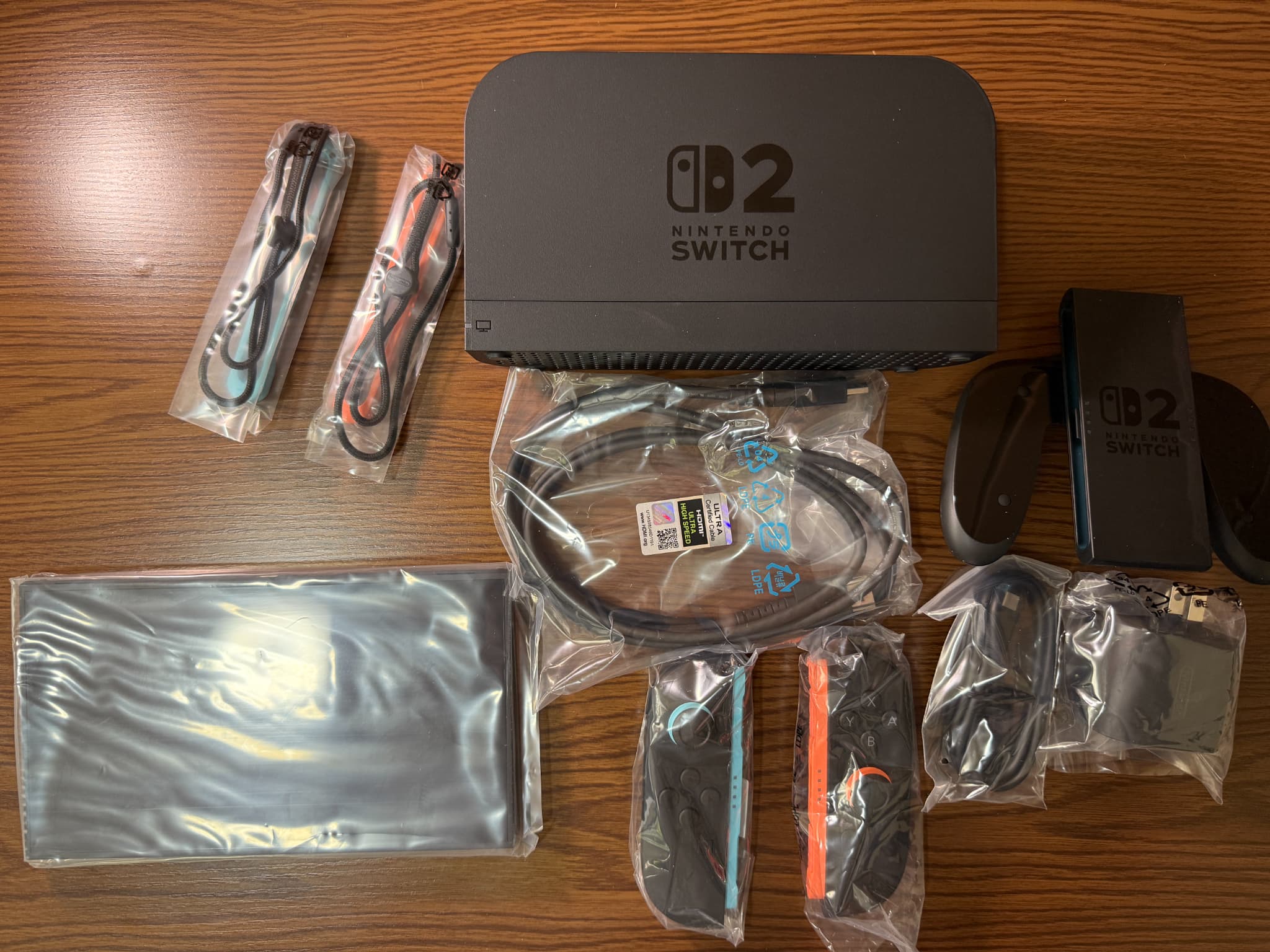 ニンテンドースイッチ本体と付属品一式