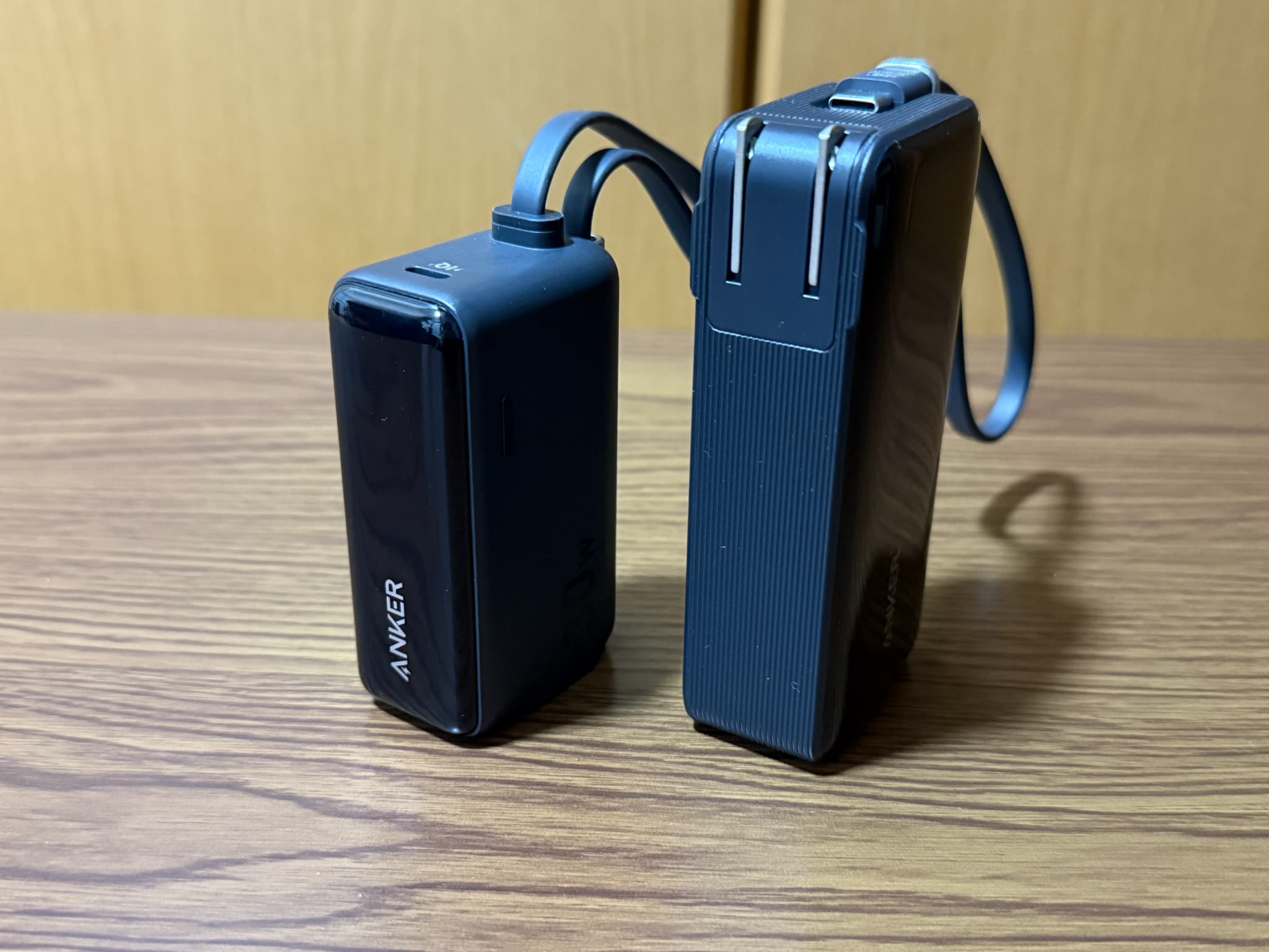 Ankerのモバイルバッテリー2台