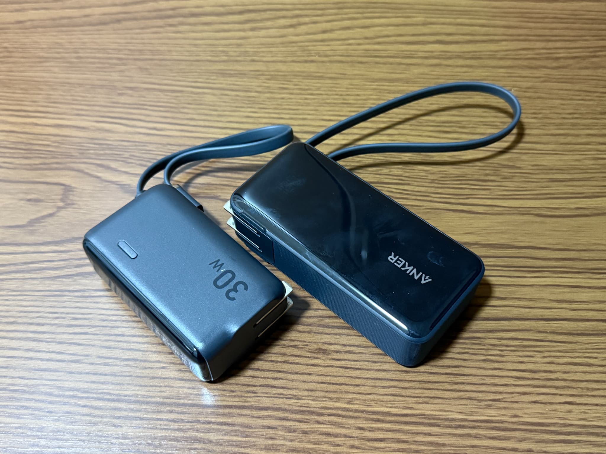 Ankerのモバイルバッテリー2個