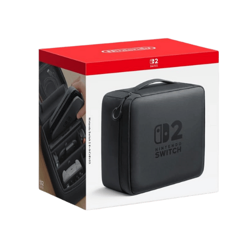 ニンテンドースイッチツー本体と専用ケースの箱