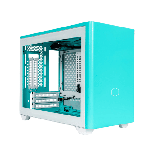 水色のパソコンケース